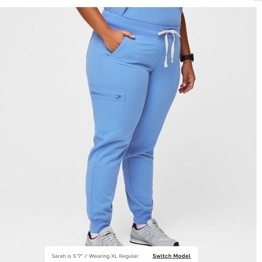 Figs Ceil Blue Zamora Jogger Scrub Pants XL